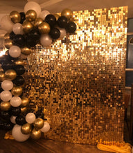 5000pc Shimmer Sequin For Air Activated Panel Wedding Backdrop Background Live Decoration Shimmering Turquoise Mirror Party Wall