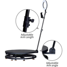 360 Photobooth Machine Revospin Slow Motion Rotating Portable Selfie Platform Spin Photo Booth Stand Automatic Spinning Video FX