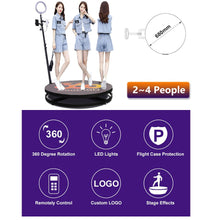 360 Photobooth Machine Revospin Slow Motion Rotating Portable Selfie Platform Spin Photo Booth Stand Automatic Spinning Video FX