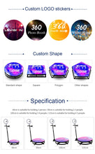 360 Photobooth Machine 360pro Slow Motion Rotating Portable Selfie Platform Spin Degree Photo Booth Revospin Automatic 80cm 32in