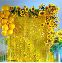 6450pcs Shimmer Sequin for Sequin Panel  Wall Decoration Decorative Wedding 3d Backdrop Shimer Square Round Party Photo Shiny