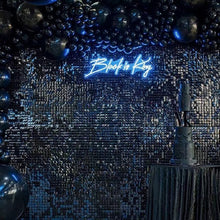 6450pcs Shimmer Sequin for Sequin Panel  Wall Decoration Decorative Wedding 3d Backdrop Shimer Square Round Party Photo Shiny