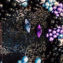 2000pc Sequin Shimmer Wall Backdrop 3d Panel Stick Glitter Foil 4d Air Party Sequine Back Drop Bling Color Out Door Stunning SFX