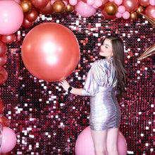 2000pc Sequin Shimmer Wall Backdrop 3d Panel Stick Glitter Foil 4d Air Party Sequine Back Drop Bling Color Out Door Stunning SFX