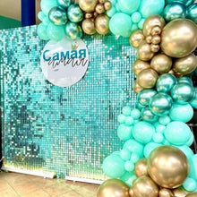 2000pc Sequin Shimmer Wall Backdrop 3d Panel Stick Glitter Foil 4d Air Party Sequine Back Drop Bling Color Out Door Stunning SFX