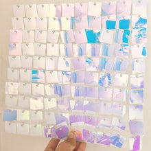 2000pc Sequin Shimmer Wall Backdrop 3d Panel Stick Glitter Foil 4d Air Party Sequine Back Drop Bling Color Out Door Stunning SFX