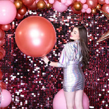 2000pc Sequin Shimmer Wall Backdrop 3d Panel Stick Glitter Foil 4d Air Party Sequine Back Drop Bling Color Out Door Stunning SFX