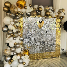 Shimmer Decoration Decorative 2022 Wedding Black Shimmeri Silver Clear 3d Gold Ahimmer Backdrop Shimer Square Sequin Wall Panel