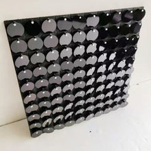 2000pc Sequin Shimmer Wall Backdrop 3d Panel Stick Glitter Foil 4d Air Party Sequine Back Drop Bling Color Out Door Stunning SFX