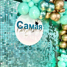 Shimmer Decoration Decorative 2022 Wedding Black Shimmeri Silver Clear 3d Gold Ahimmer Backdrop Shimer Square Sequin Wall Panel