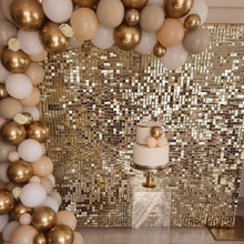 Birthday Party Supplies Air Active Moving Light Gold Decoration Background Decorative Wedding Sequin Wall Panel Shimmer Backdrop