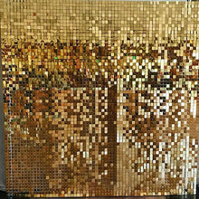 Birthday Party Supplies Air Active Moving Light Gold Decoration Background Decorative Wedding Sequin Wall Panel Shimmer Backdrop