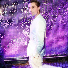 Birthday Party Supplies Air Active Moving Light Gold Decoration Background Decorative Wedding Sequin Wall Panel Shimmer Backdrop