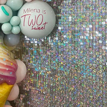Birthday Party Supplies Air Active Moving Light Gold Decoration Background Decorative Wedding Sequin Wall Panel Shimmer Backdrop