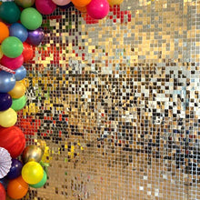 Light Gold Shimmer Sequin Wall Panel Sparkle  Metallic Active Spangle Art Decor Backdrops Photo Party Event Marketing Venue show