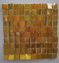 2500pc Shimmer Sequin Party Backdrop Curtain Metallic Foil Fringe Birthday Wedding Wall Decoration Photo Zone Booth Glitter Gold
