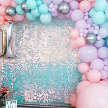 2500pc Shimmer Sequin Party Backdrop Curtain Metallic Foil Fringe Birthday Wedding Wall Decoration Photo Zone Booth Glitter Gold