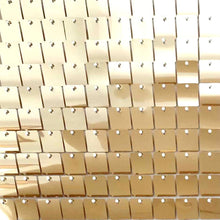 Light Gold Shimmer Sequin Wall Panel Sparkle  Metallic Active Spangle Art Decor Backdrops Photo Party Event Marketing Venue show
