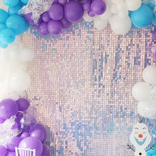 Shimmer Sequin Wall Panel Backdrop Blue Pink Onion Pick Event Party Birthday Show Square Gliter Decorative Decoration Irisdecent