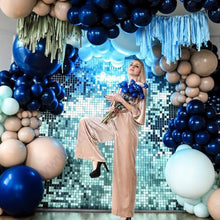 Shimmer Sequin Wall Panel Backdrop Blue Pink Onion Pick Event Party Birthday Show Square Gliter Decorative Decoration Irisdecent