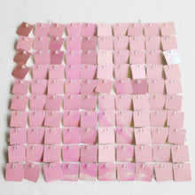 Shimmer Sequin Wall Panel Backdrop Blue Pink Onion Pick Event Party Birthday Show Square Gliter Decorative Decoration Irisdecent