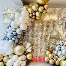 Shimmer Sequin Wall Panel Backdrop Blue Pink Onion Pick Event Party Birthday Show Square Gliter Decorative Decoration Irisdecent