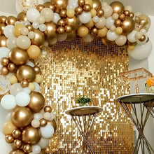 Gold Rain Curtain Party Background Birthday Party Decor Shimmer Wall Backdrop Wedding Decorations Foil Sequin Wall Background