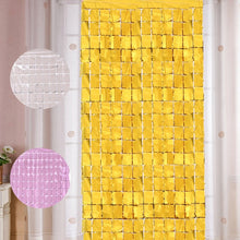 Gold Rain Curtain Party Background Birthday Party Decor Shimmer Wall Backdrop Wedding Decorations Foil Sequin Wall Background