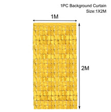 Gold Rain Curtain Party Background Birthday Party Decor Shimmer Wall Backdrop Wedding Decorations Foil Sequin Wall Background