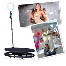 360 Photo Booth Photobooth Intelligent Magic Automatic Portable Rotating Camera Drop shipping Slow Motion Video Flight Case Spin