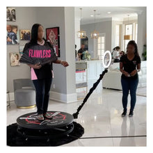 360 Photo Booth Photobooth Intelligent Magic Automatic Portable Rotating Camera Drop shipping Slow Motion Video Flight Case Spin