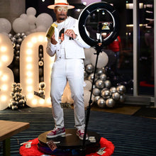 360 Photo Booth Photobooth Intelligent Magic Automatic Portable Rotating Camera Drop shipping Slow Motion Video Flight Case Spin
