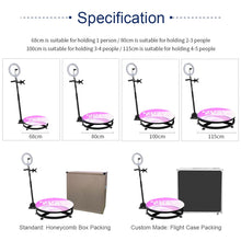 Gran oferta cabina de cámara 360 cabina de fotos automática de movimiento lento 360 con soporte giratorio y paquete de caja de vuelo con luz para selfies