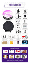 Gran oferta cabina de cámara 360 cabina de fotos automática de movimiento lento 360 con soporte giratorio y paquete de caja de vuelo con luz para selfies