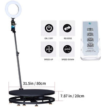 360 Photobooth Machine Video Automatic Slow Motion Rotating Portable Selfie Platform Spin Degree Photo Booth Stand Intelligent