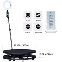 360 Photobooth Machine Video Automatic Slow Motion Rotating Portable Selfie Platform Spin Degree Photo Booth Stand Intelligent