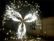 SF004C electric double windmill - Kesheng special effect equipment