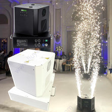 Hochzeit Ehe Paar Eintrag Dual Kopf Rotation Feuerwerk Kalte Flamme Sparkuler Spin Maschine Tanzen Funken Maschine