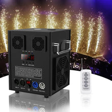 600W Cold Sparks Machine Flightcase Indoor Outdoor DJ Party Wedding Stage Equipment Wireless Remote Electric Pyrotechnic Machine