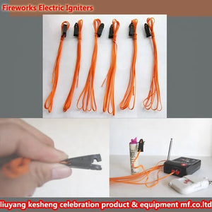 Safe Electrical Igniter System 3M, Electric Ematch with Talon Igniter for Pyrotechnics Display - 100PCS, High Performance Ignition