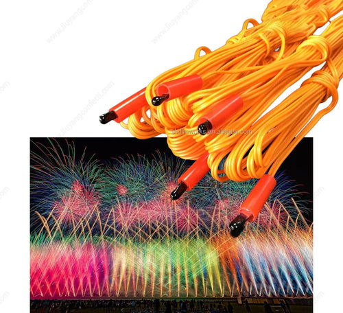 200pcs 30cm 100% Reliable Fire Ematch Ignition CE Certified Firing System, 0.3m Length, Pyrotechnic Electric Igniter for Spectacular Displays - 100pcs