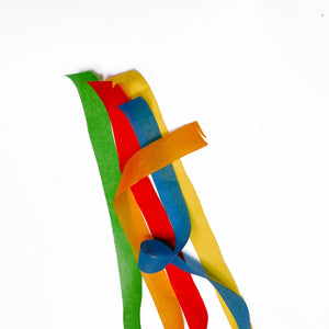 Biodegradable paper streamer New style Boys and Girls safely to play Paper hand throw streamers for celebrate a victory