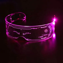 Musikbar KTV Neon Party Festival Performance Prop Tanz Leuchtende Sonnenbrille Nachtclub Bunte leuchtende LED-Brille 