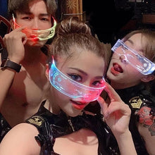 Music Bar Ktv Neon Party Festival Performance Prop Dance Light Up Sunglasses Night Club Colorful Luminous Led Glasses
