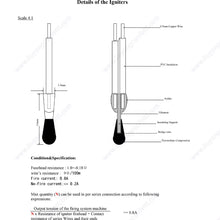 (1000PCS) Ematch Head Remote Control Pyrotechnic Initiators: High-Efficiency Electric Igniter for Firecrackers, Electric Fuse Ignition for Displays and Celebrations