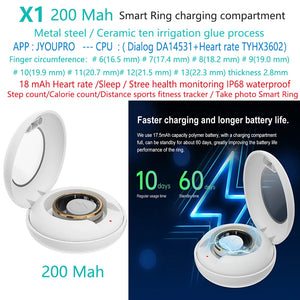 Health care ring smart daring Heart rate Sleep Activity Multisports GPS fitness tracker smartring Da Ring APP smart ring