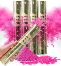 100% Biodegradable Tissue Safe Revealations Pink Gender Reveal Party Supplies Confetti Popper Powder Smoke Cannon