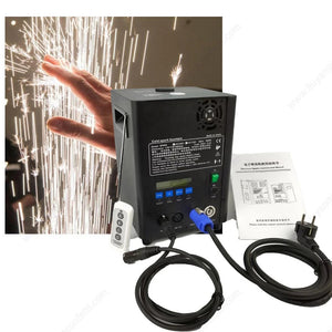 2pcs Remote DMX Control Cold Spark Machine, Titanium Sparkler Machine for Weddings & Events