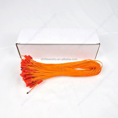 2500pcs High Performance 1m Electric Igniter for Pyrotechnic Firecracker Safe Electric Fuse Firing System, Precision Initiator for Event Spectaculars