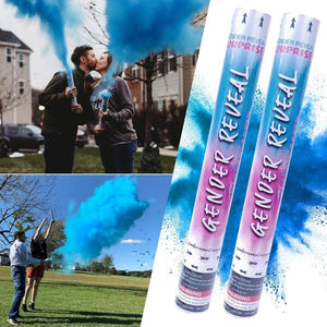 Surprise Party Supplies Color Gender Reveal Paper Confetti Cannon Pink Blue Tube Biodegradable Powder
